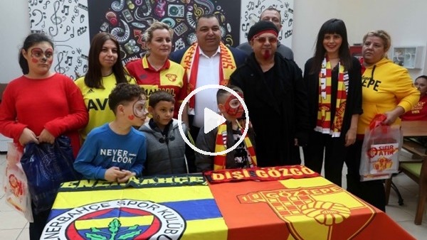 Göztepe ve Fenerbahçeli kadınlar 'sevgi' için el ele verdi