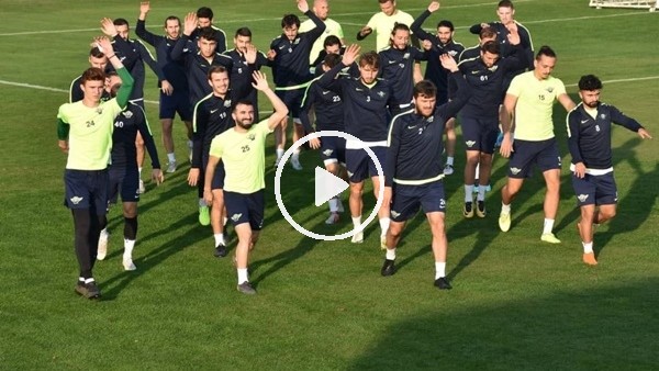Akhisarspor'dan sıra dışı antrenman