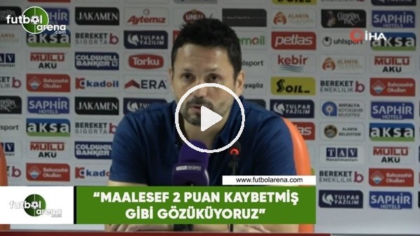 Erol Bulut: "Maalesef 2 puan kaybetmiş gibi gözüküyoruz"
