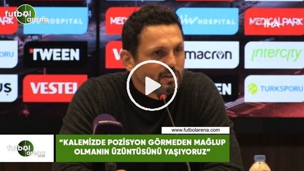 Erol Bulut: "Kalemizde pozisyon görmeden mağlup olmanın üzüntüsünü yaşıyoruz"