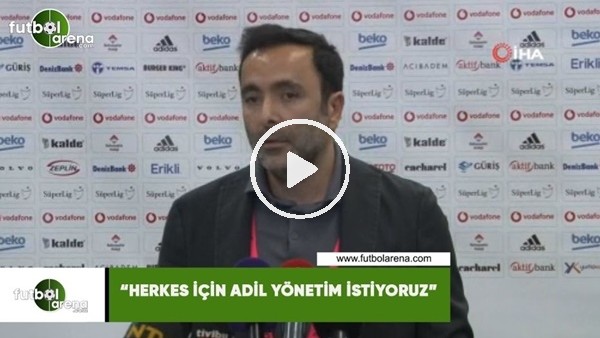 Emre Kocadağ: "Herkes için adil yönetim istiyoruz"