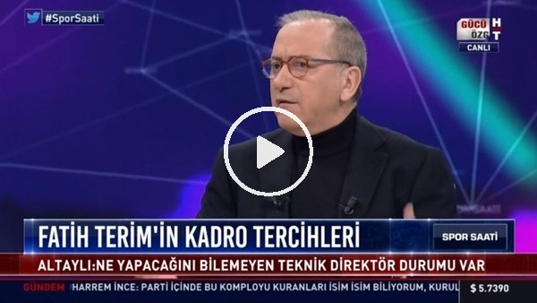 Fatih Altaylı: "Galatasaray 'imrapator' diye kendini kandırıyor"