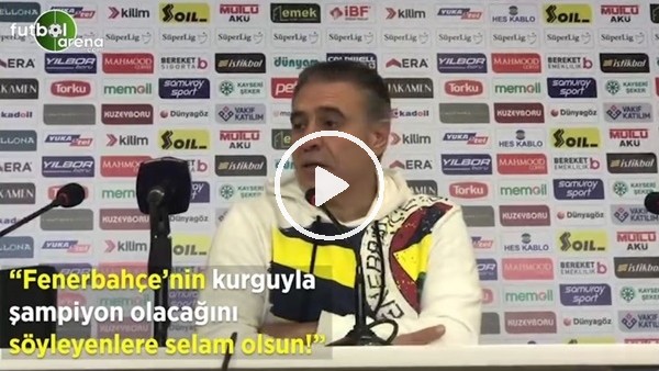 Ersun Yanal: "Fenerbahçe'nin kurguyla şampiyon olacağını söyleyenlere selam olsun"