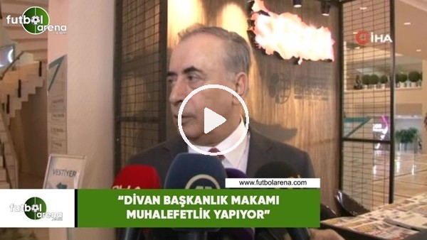 Mustafa Cengiz: "Divan başkanlık makamı muhalefetlik yapıyor"