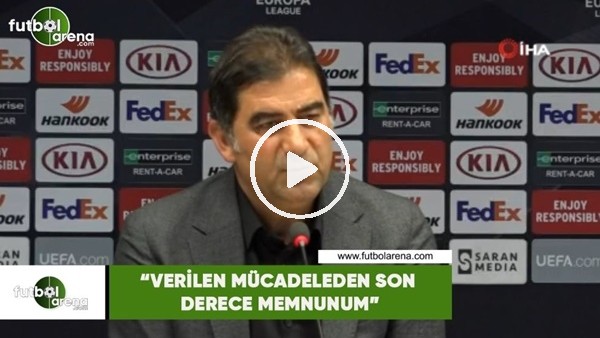Ünal Karaman: "Verilen mücadeleden son derece memnunum ve oyuncularımı tebrik ediyorum"