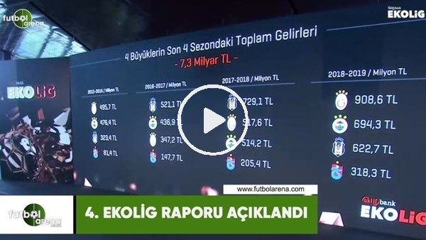 4 büyüklerin 4 sezondaki toplam gelirleri ne kadar?
