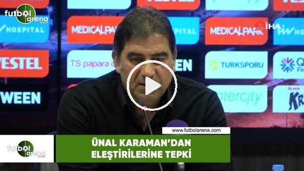 Ünal Karaman'dan rotasyon eleştirilerine tepki
