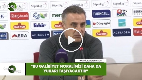 Tayfur Havutçu: "Bu galibiyet moralimizi daha da yukarı taşıyacaktır"