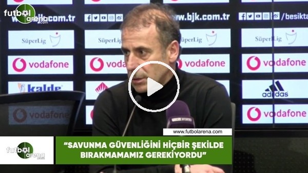 Abdullah Avcı: "Savunma güvenliğini hiçbir şekilde bırakmamamız gerekiyordu"