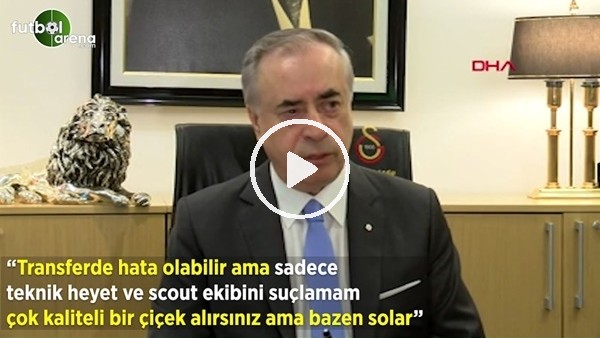 Mustafa Cengiz: "Transferde hata olabilir ama sadece teknik heyet ve scout ekibini suçlamam"