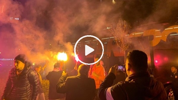 Kayserispor'a İstanbul'da çoşkulu karşılama