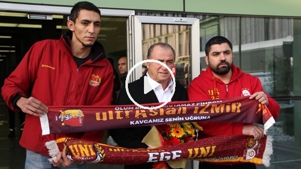 Galatasaray kafilesi İzmir'de