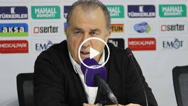 Fatih Terim'in Göztepe maçı sonrası açıklamaları