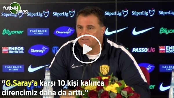 Mustafa Kaplan: "Galatasaray'a karşı 10 kişi kalınca direncimiz daha da arttı"