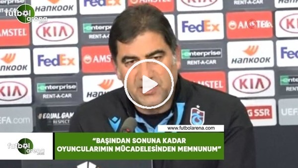 Ünal Karaman: "Başından sonuna kadar oyuncularımın mücadelesinden memnunum"