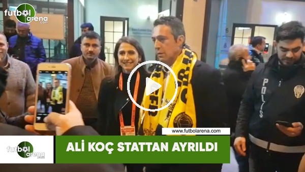 Ali Koç stattan ayrıldı