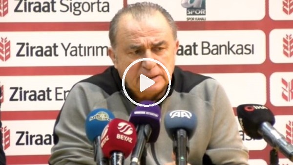 Fatih Terim'den Tuzlaspor hocasına yanıt! "Daha ciddi şeylerle uğraşıyoruz"