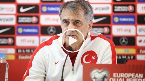 Şenol Güneş Basın Toplantısı Düzenledi | "6 Puanla  Gruptan Çıkarız"