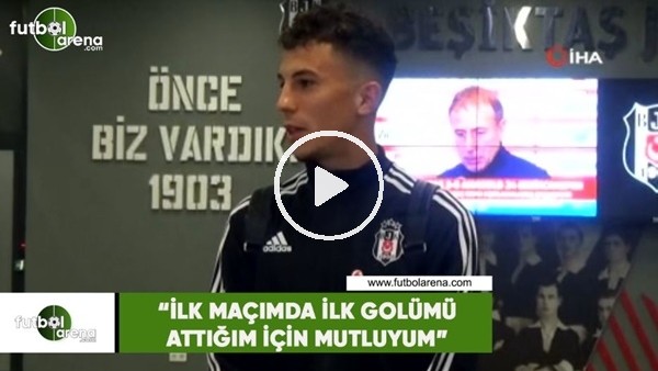 Erdoğan Kaya: "İlk maçımda ilk golümü attığım için mutluyum"