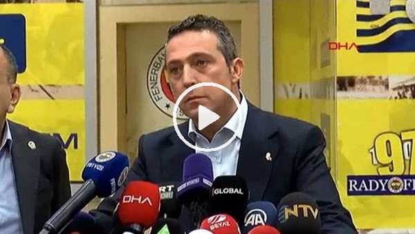 Ali Koç'tan TFF'ye çağrı: "Çıkın gerçekleri açıklayın"