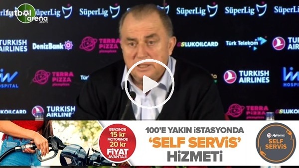Fatih Terim: "Tüm sorumluluk bende devre arasında neyin ne olduğunu anlatacağım"