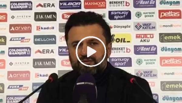 Bülent Uygun: "Taraftarımızın desteğiyle ve duasıyla bu takımı ligde bırakmak için çalışacağız"