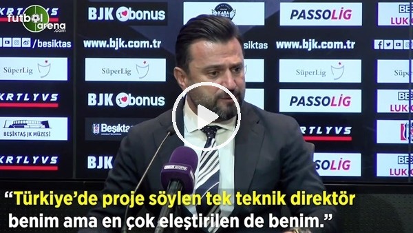 Bülent Uygun: "Türkiye'de proje söyleyen tek teknik direktör benim ama en çok eleştirilen benim"