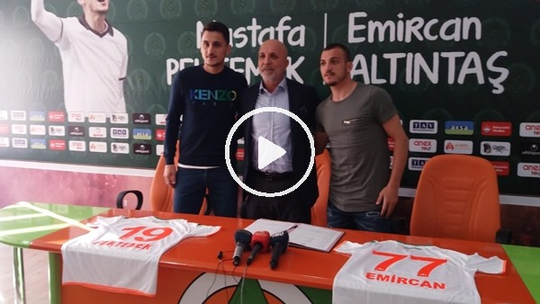 Aytemiz Alanyaspor'da çifte imza