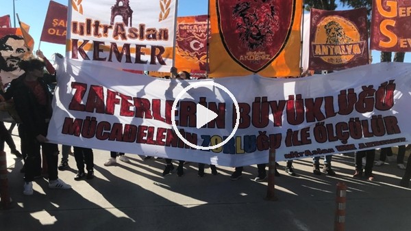 Galatasaray kafilesi Antalya'da