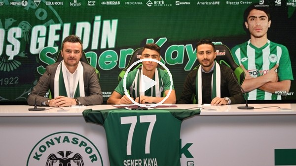 Konyaspor, Şener Kaya ile sözleşme imzaladı