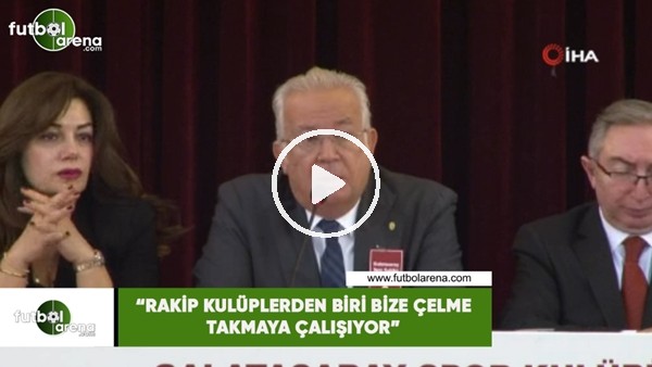 Eşref Hamamcıoğlu: "Rakip kulüplerden biri bize çelme takmaya çalışıyor"