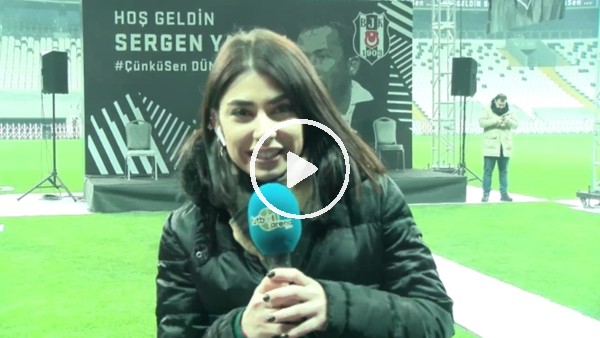 Beşiktaş taraftarı, Sergen Yalçın'ı bekliyor