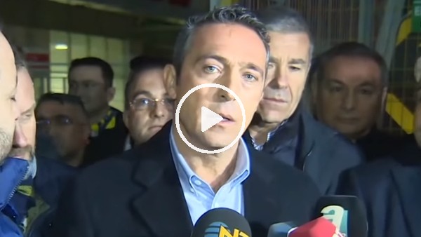 Ali Koç'tan flaş açıklama: "Şu anda transfer yapamıyoruz!"