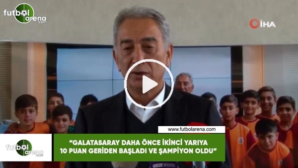 Adnan Polat: "Galatasaray daha önce ikinci yarıya 10 puan geriden başladı ve şampiyon oldu"