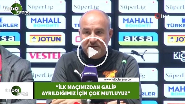 Ersan Parlatan: "İlk maçımızdan galip ayrıldığımız için çok mutluyuz"