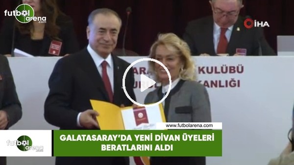 Galatasaray'da yeni divan üyeleri beratlarını aldı