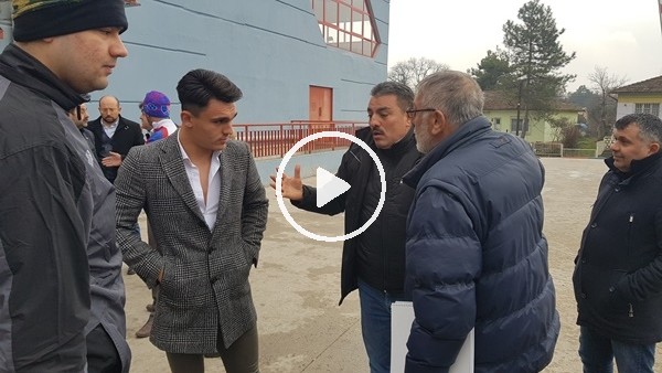 Kulüp başkanı ve futbolcu babası arasında maç sonrası gerginlik