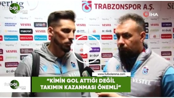 Jose Sosa: "Kimin gol attığı değil takımın kazanması önemli"