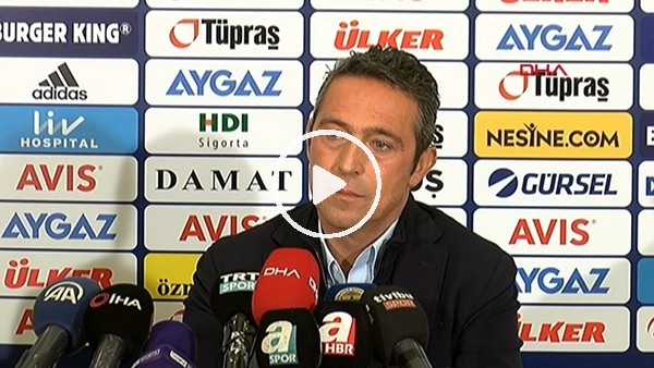 Ali Koç: "Söz konusu Fenerbahçe olunca FETÖ yok başka her konuda FETÖ var"