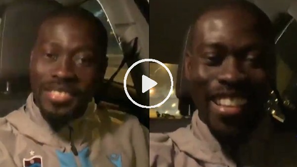 Badou Ndiaye'nin maç sonu Türkçe paylaşım