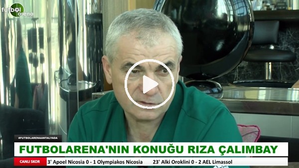 Rıza Çalımbay: "Beşiktaş'ta oynarken transfer teklifi gelmişti bana, takım kaptanıyım bir yere gitme şansım yok demiştim"