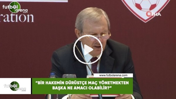 Zekeriya Alp: "Bir hakemin dürüstçe maç yönetmekten başka ne amacı olabilir?"