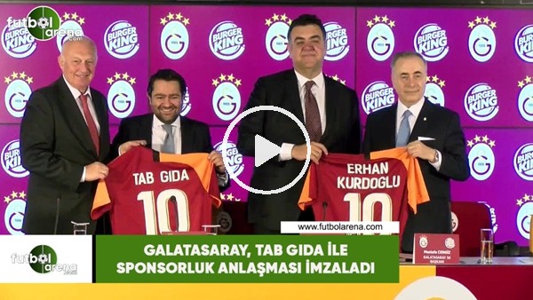 Galatasaray, TAB Gda ile sponsorluk anlaşması imzaladı