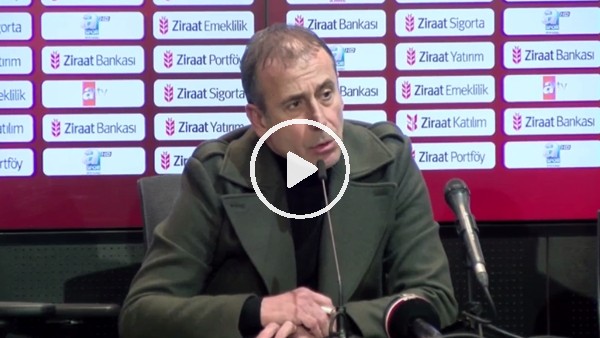 Abdullah Avcı: "Top ayağımıza değmeden ve sonra alt lig takımından 4 dakikada 2 gol yedik"