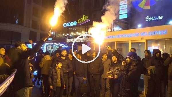 Erzurum'da kupa coşkusu