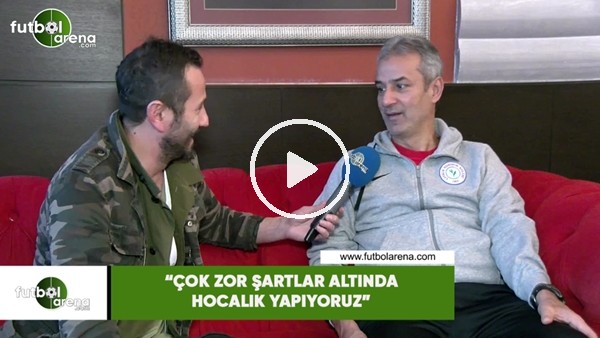 İsmail Kartal: "Çok zor şartlar altında hocalık yapıyoruz"