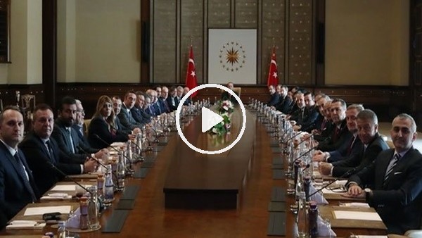Cumhurbaşkanı Erdoğan, TFF ve Kulüpler Birliği'ni kabul etti