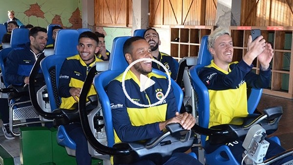 Fenerbahçeli futbolcular eğlence merkezinde stres attı