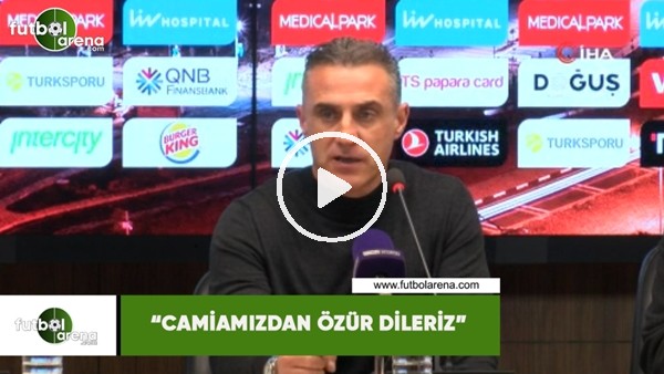 Tayfur Havutçu: "Camiamızdan özür dileriz"