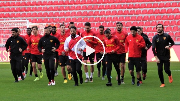 Göztepe, yeni stadında ilk antrenmanını yaptı